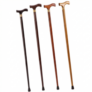 Bastón de madera con mango T